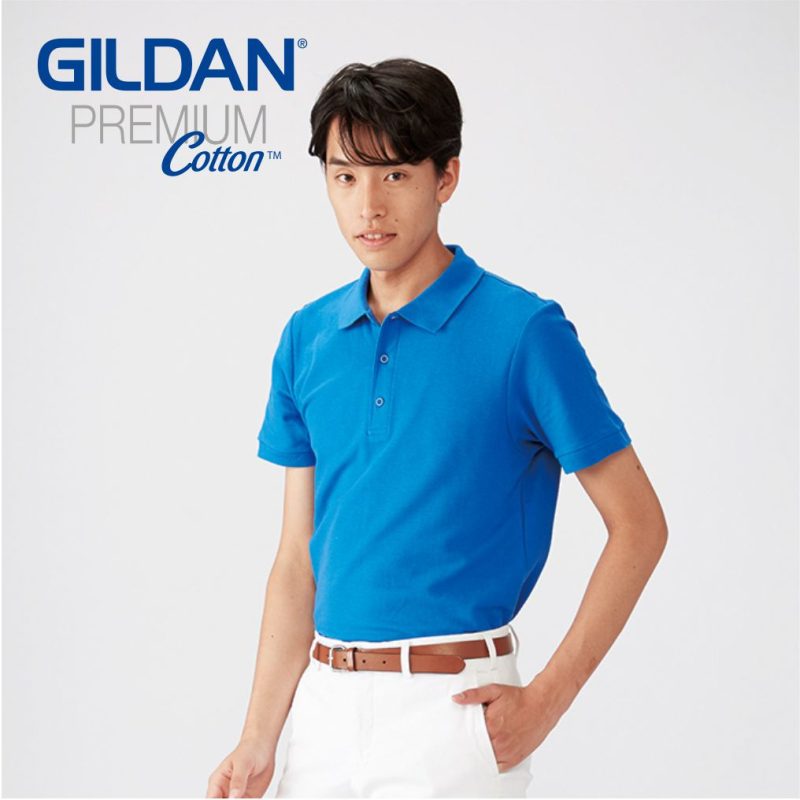 Gildan 6800 6.5oz Premium Cotton 成人雙珠地 POLO 衫 - Image 2