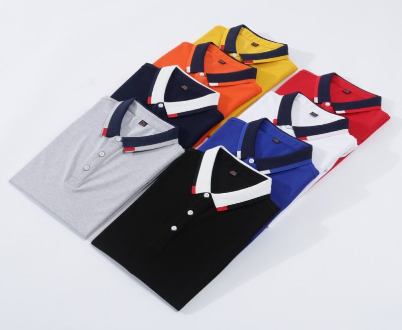 6088雙珠間色領Polo-shirt - Image 2