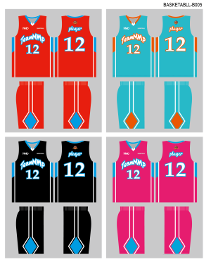 Alternative view of 熱昇華籃球球衣 NMO B-005款