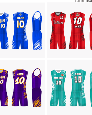 Alternative view of 熱昇華籃球球衣 NMO B-013款