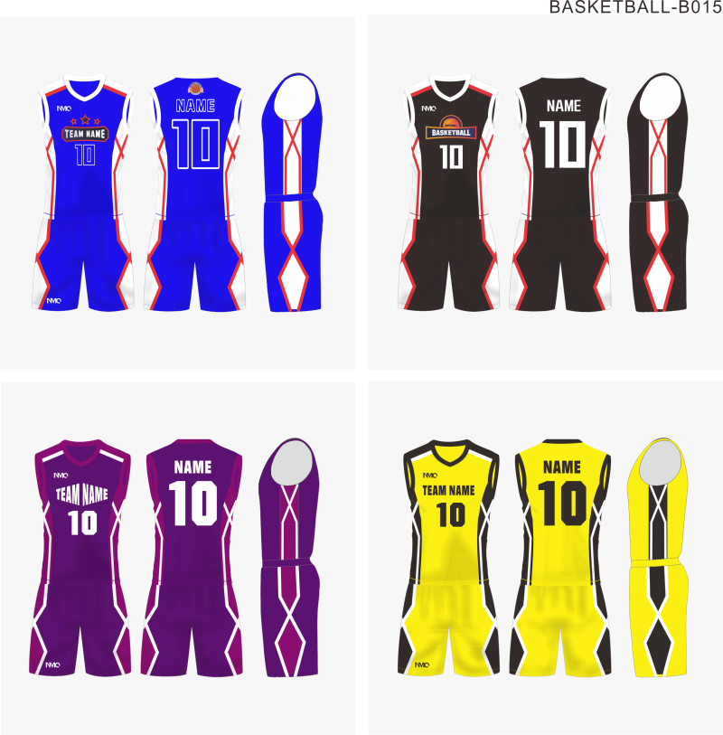 熱昇華籃球球衣 NMO B-015款 - Image 2