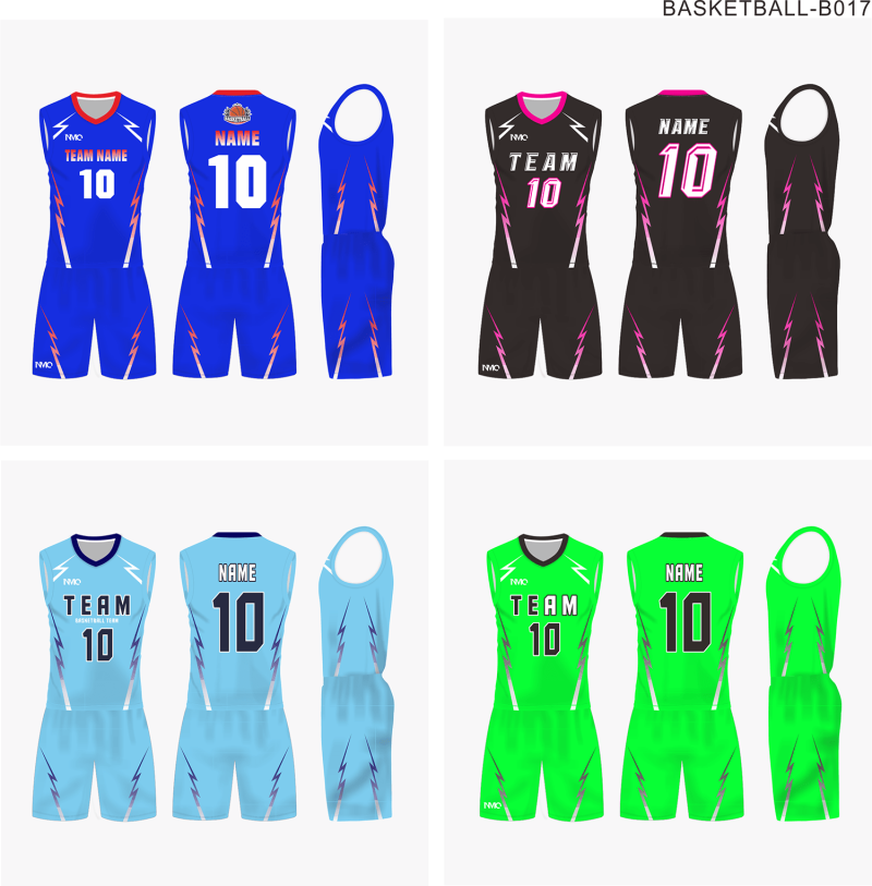 熱昇華籃球球衣 NMO B-017款 - Image 2
