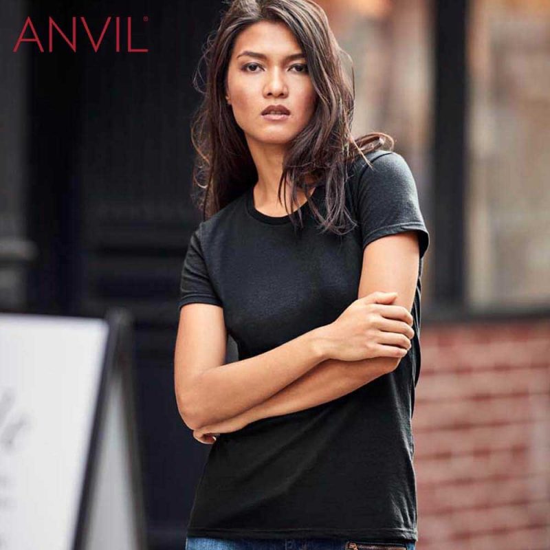 ANVIL 880L 女裝輕身環紡T 恤 (美國尺碼) - Image 2