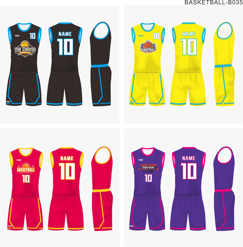 熱昇華籃球球衣 NMO B-035款 - Image 2