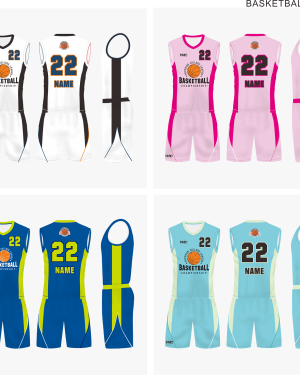 Alternative view of 熱昇華籃球球衣 NMO B-038款