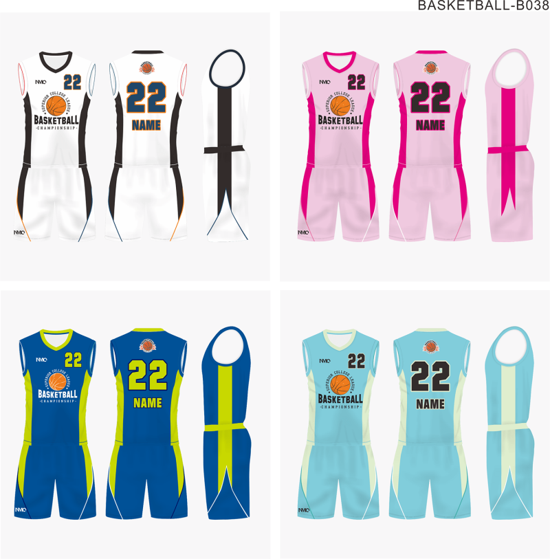 熱昇華籃球球衣 NMO B-038款 - Image 2