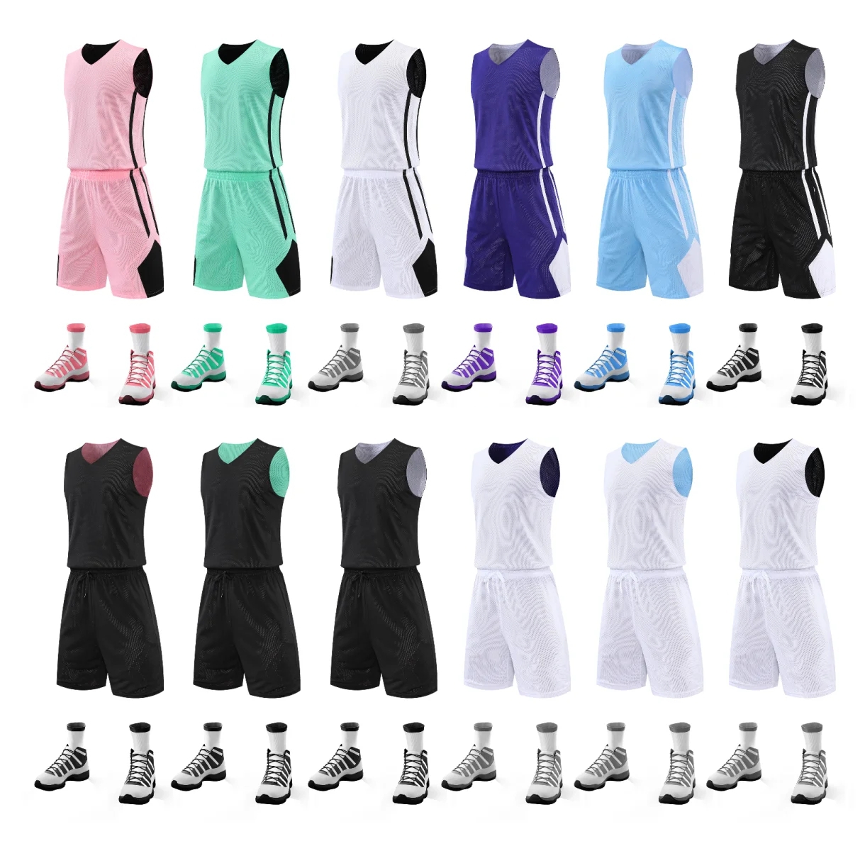 AX939雙面籃球球衣